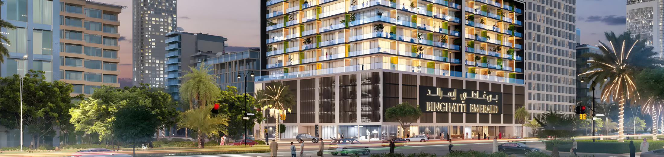 Binghatti Emerald Apartments for Sale in Jumeirah Village Circle Dubai