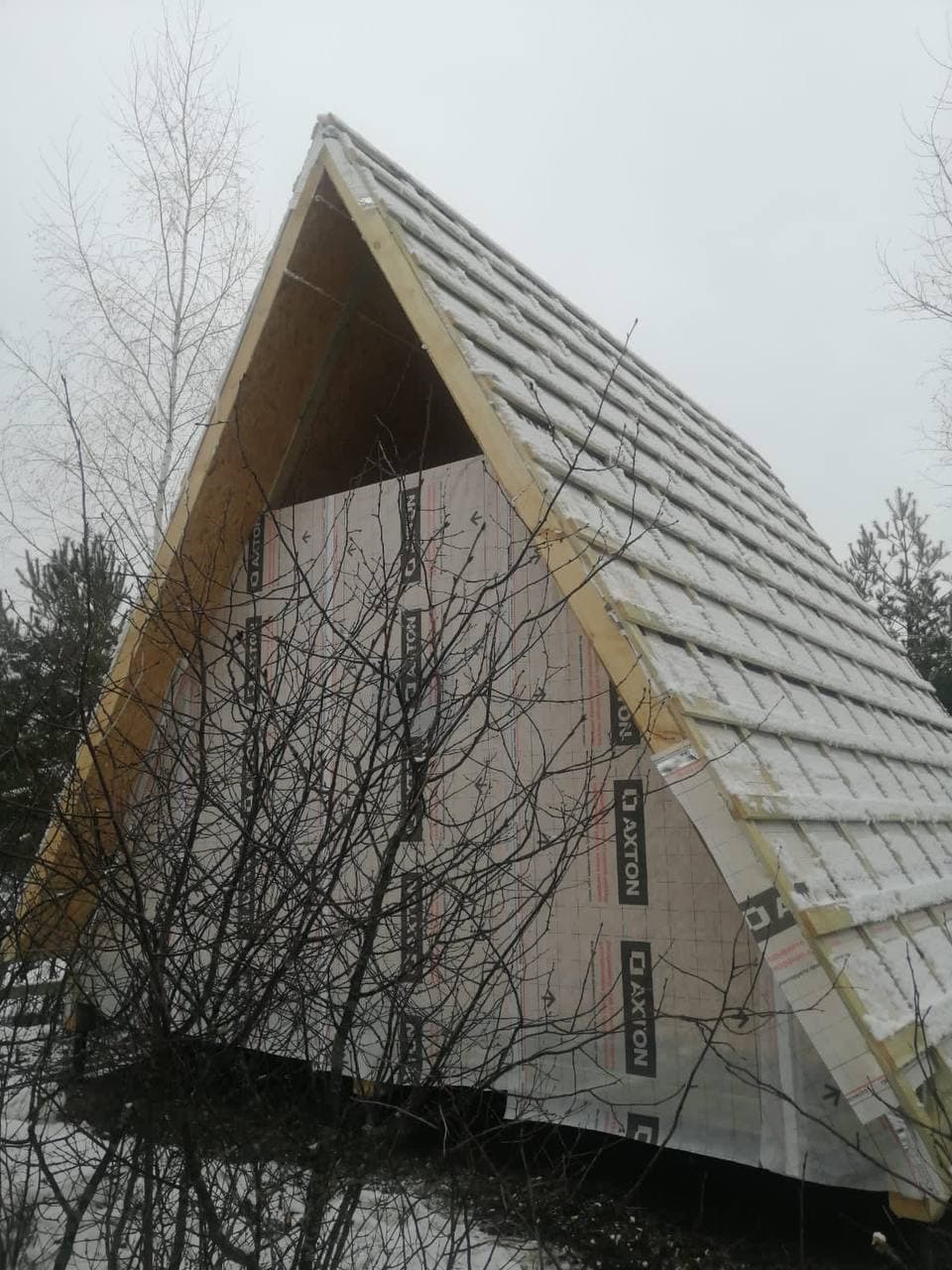 пирамидальный дом из сип панелей №4 кукуевка