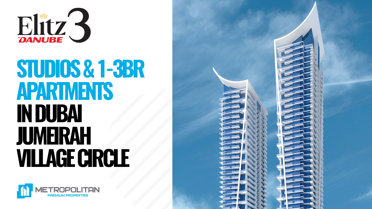 Danube Elitz 3 Apartments for Sale in Jumeirah Village Circle (JVC), Dubai