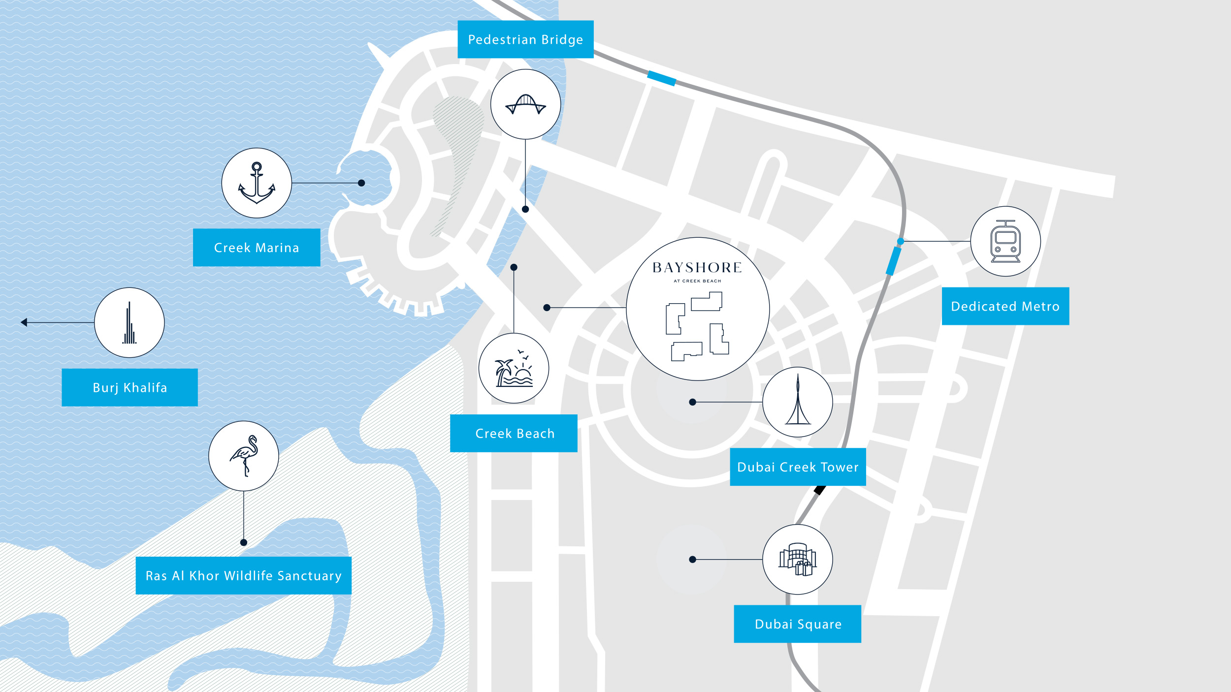 Emaar Bayshore at Creek Beach in Dubai Harbour – Apartments for Sale