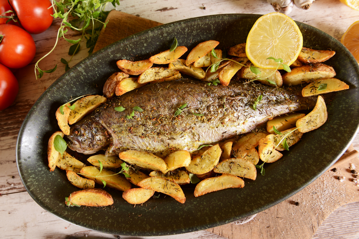 Дорадо на сковороде в категории Блюда из рыбы и морепродуктов