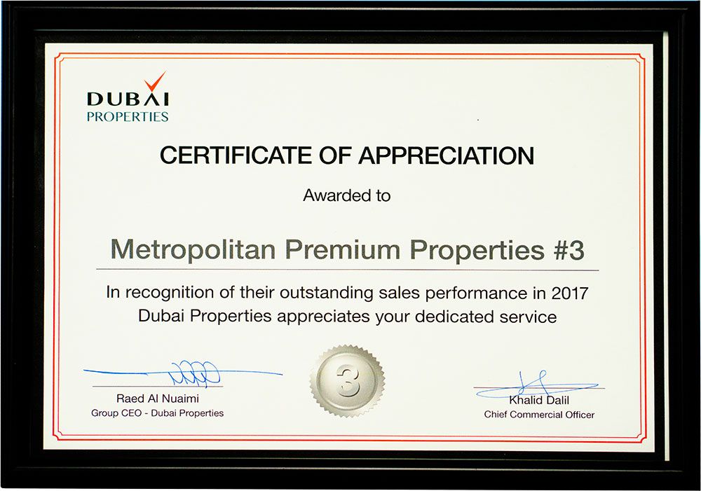 Metropolitan Premium Properties: Dubai Properties TOP Broker