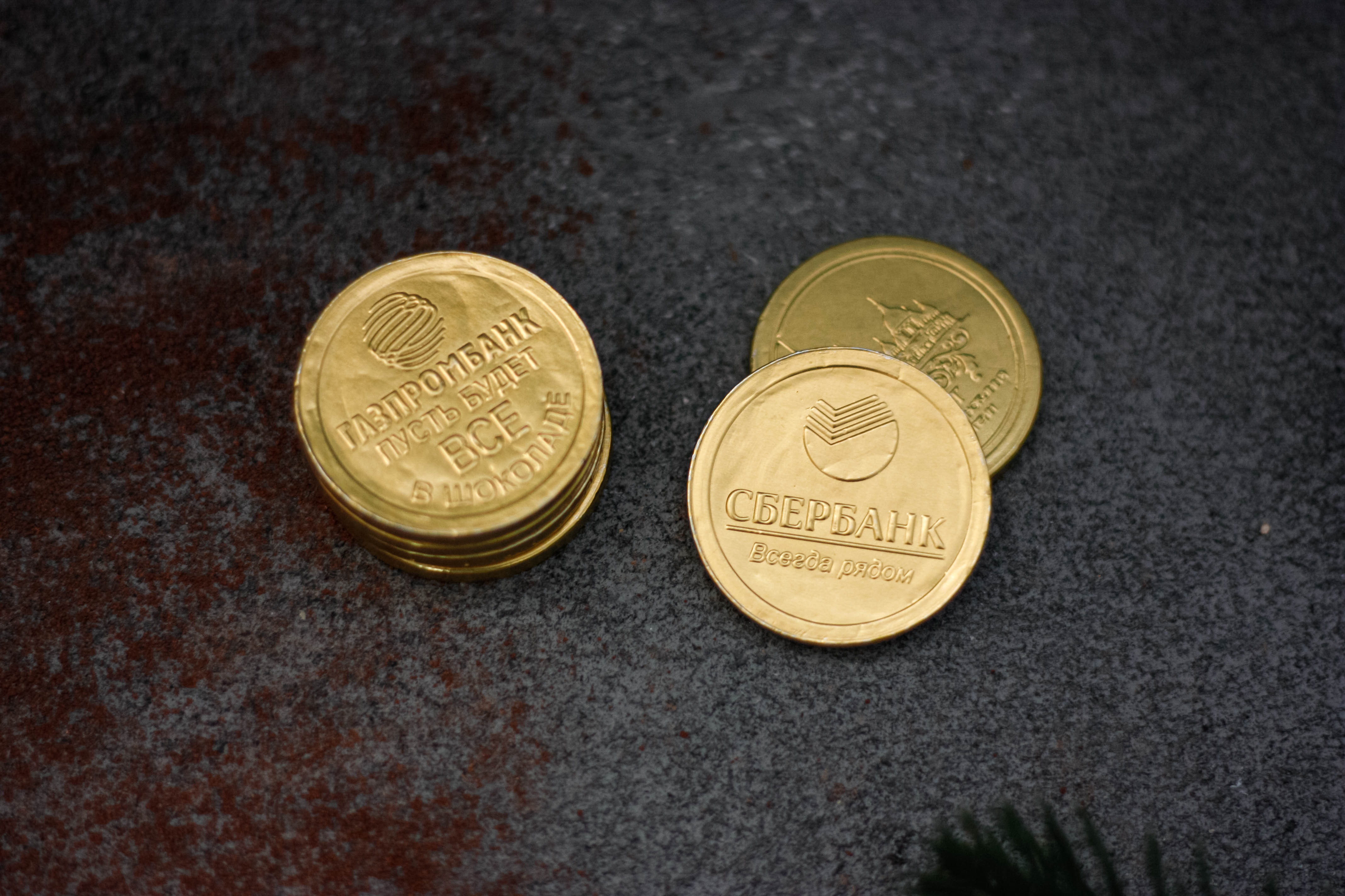 Монеты 6гр шоколад с логотипом