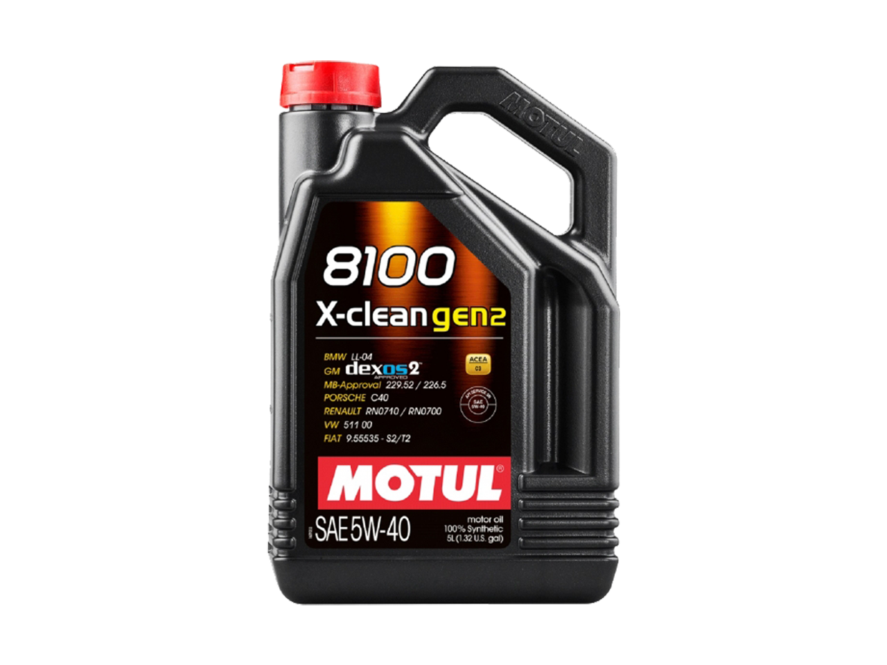 Моторное масло Motul 8100 X-clean GEN2 5 л. - 109762