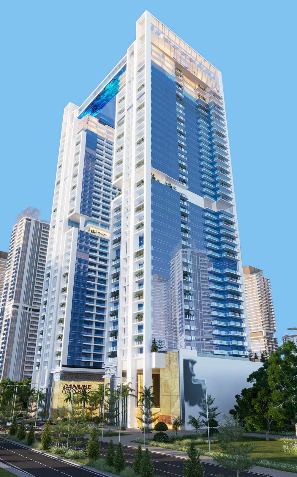 Danube Viewz Apartments in Dubai, Jumeirah Lake Towers (JLT) Designed by Aston Martin