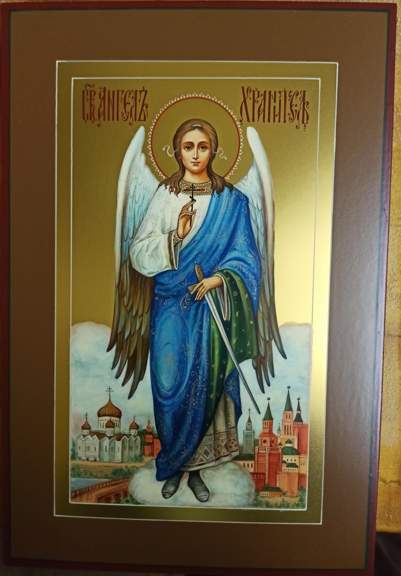 Рукописные иконы ангел-хранитель купить в иконописной мастерской