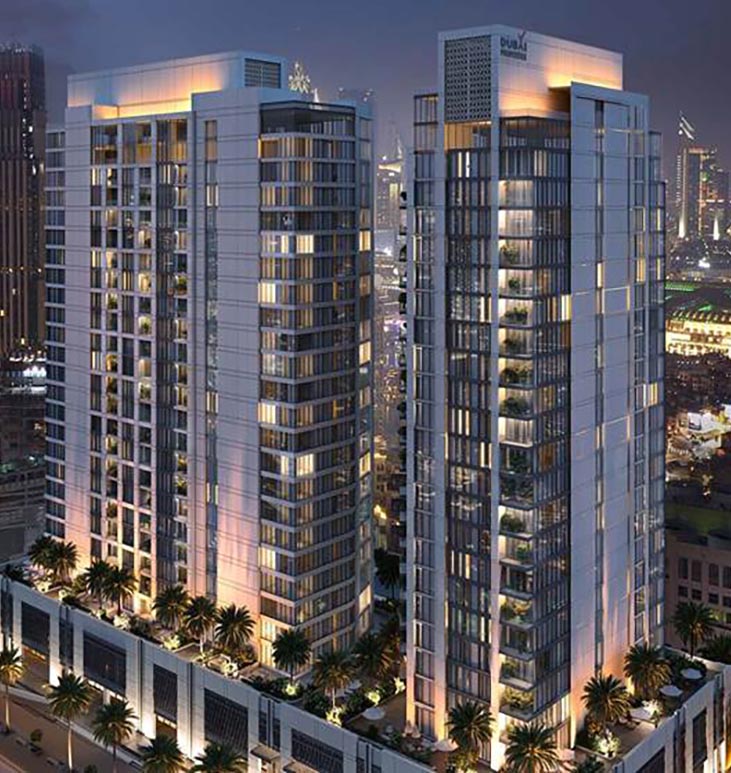 Bellevue Towers in Downtown Dubai: Apartments for Sale by Dubai Properties
