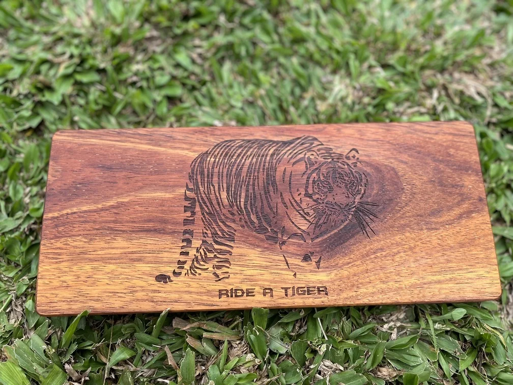 Sadhu Board from Bali - Tiger