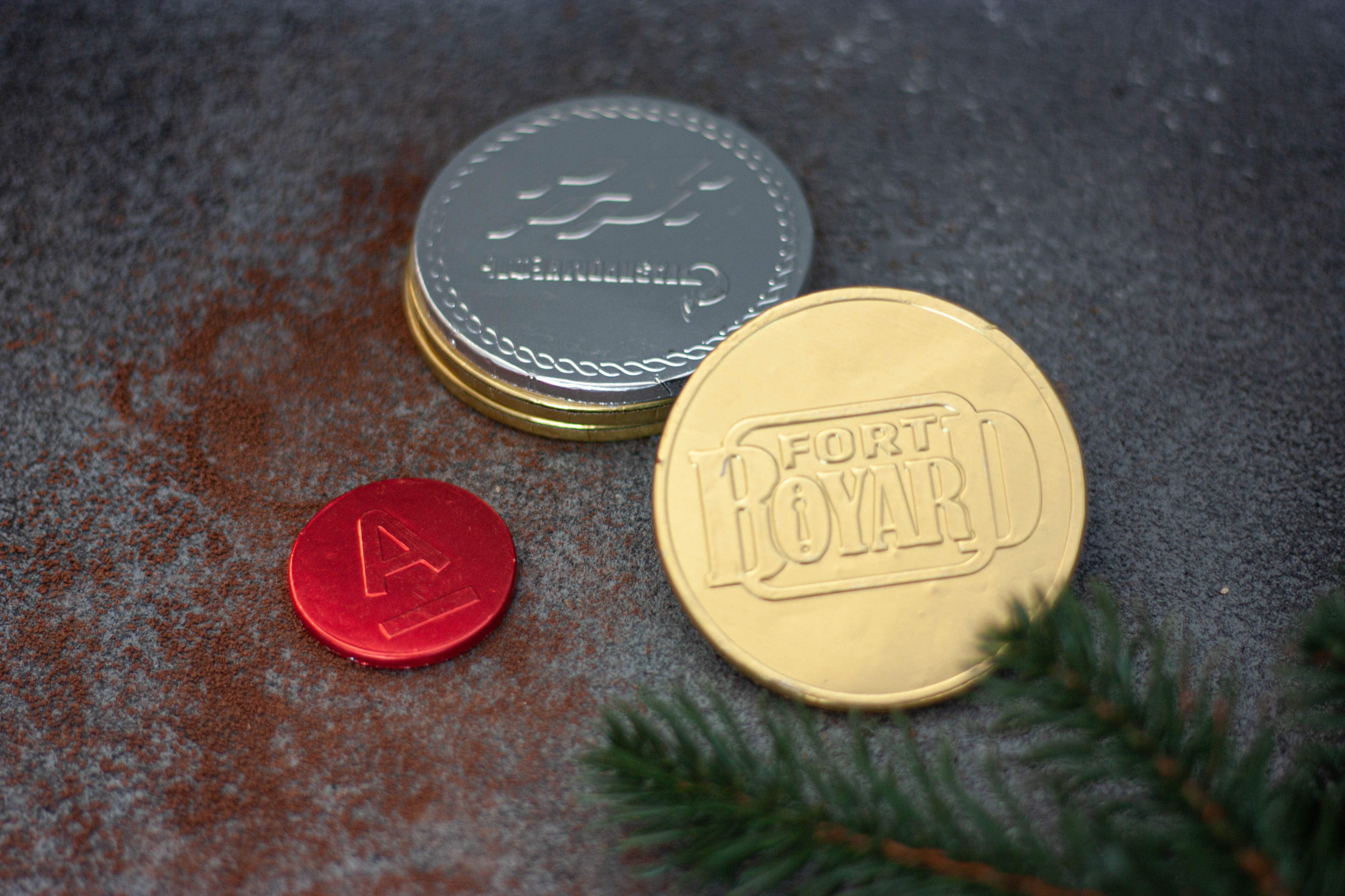 Медали 25гр шоколад с логотипом на заказ