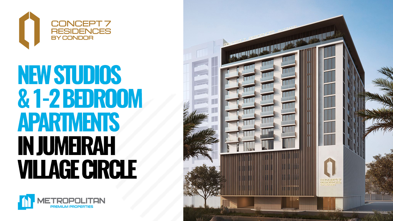 Condor Concept 7 JVC Apartments for Sale in Dubai, Jumeirah Village