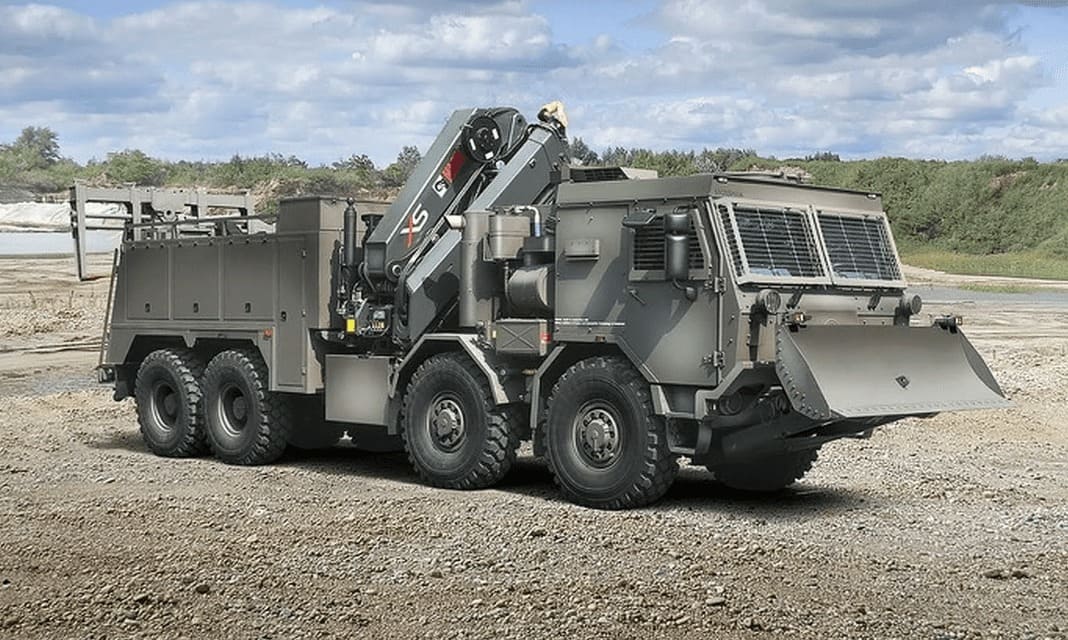 Эвакуатор TATRA 815-7, военный