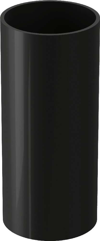 Труба водосточная ⌀100 мм Docke Lux 3000 мм, Карбон (RR33)