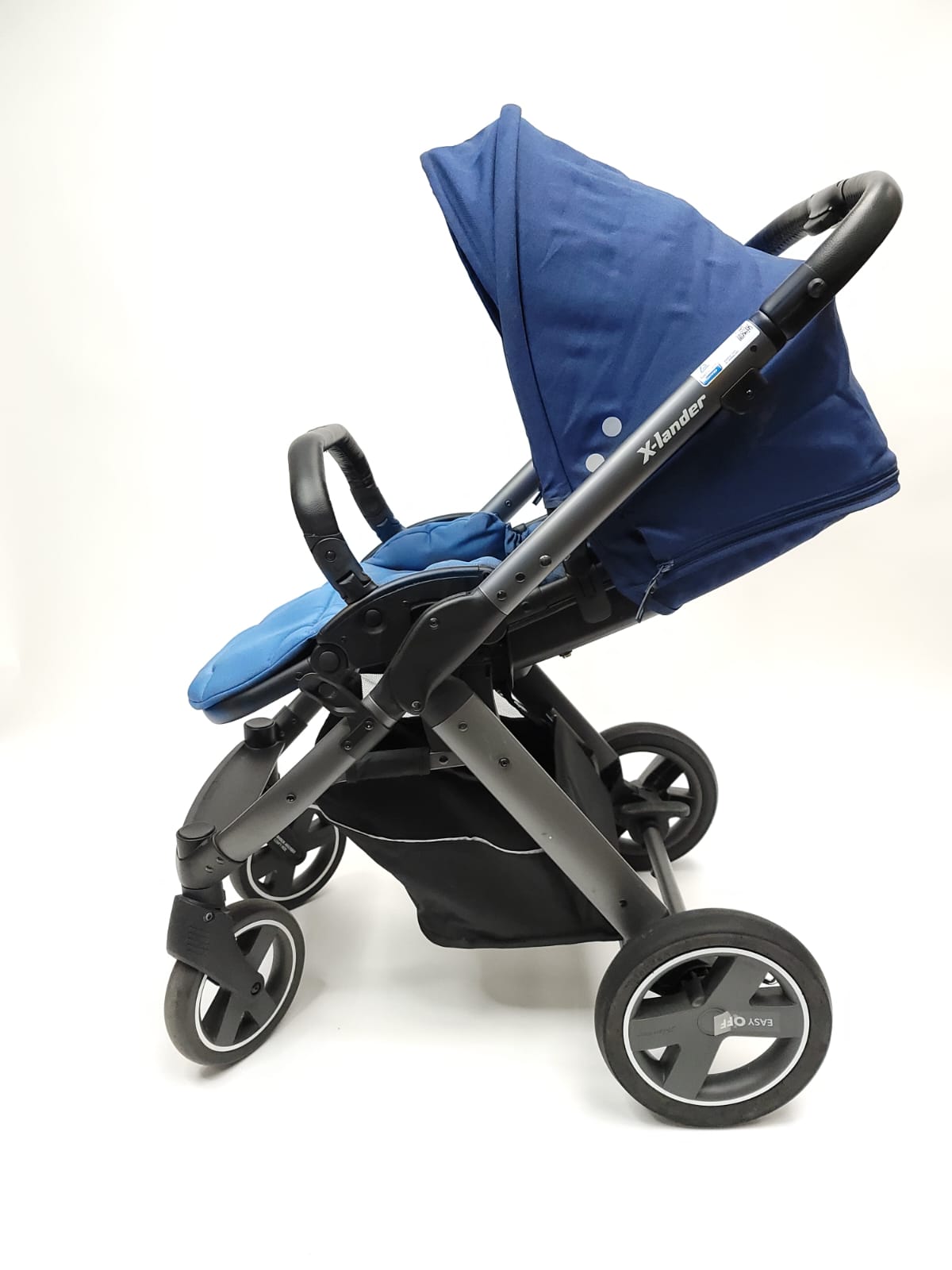 Продажа детской коляски X-Lander X-Pulse, цвет синий, состояние: отличное. Тест-драйв и доставка по России.