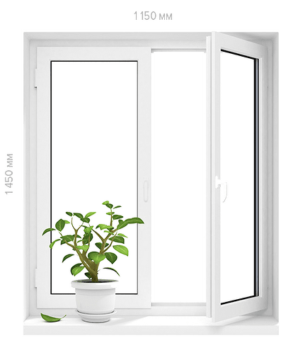 rehau blitz new window 1450 x 1150 рехау блитц нью окно 1450 х 1150