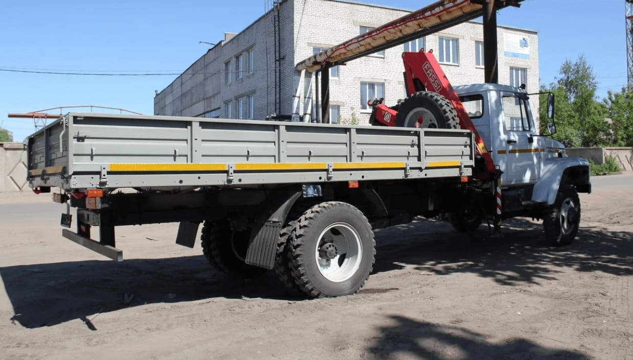 Эвакуатор ГАЗ 33086 с КМУ