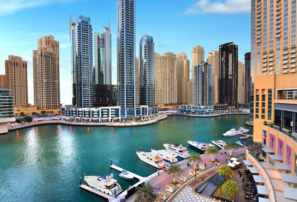 Dubai Marina waterfront