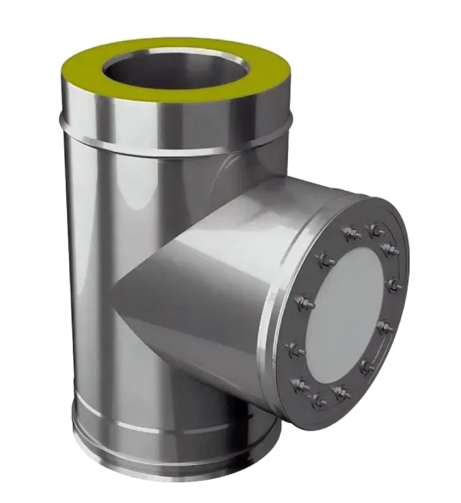 Элемент дымохода из оцинкованной стали. Взрывной клапан