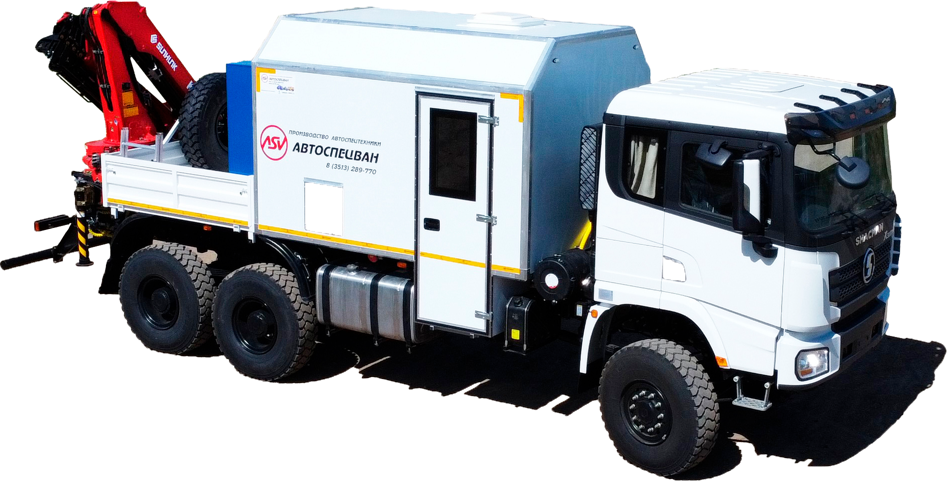 Мастреская Shacman с КМУ SunHunk Мастреская Shacman с КМУ SunHunk