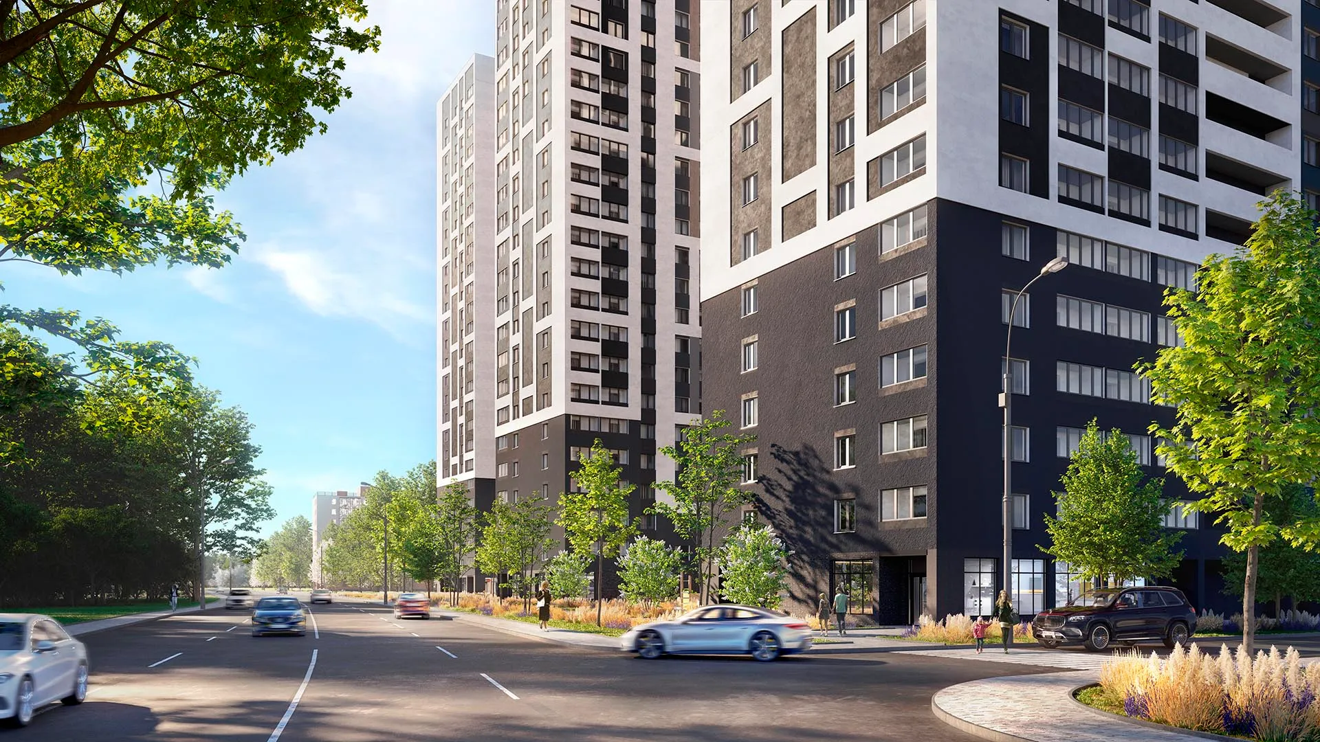 Визуализация для жилого комплекса Сюжеты