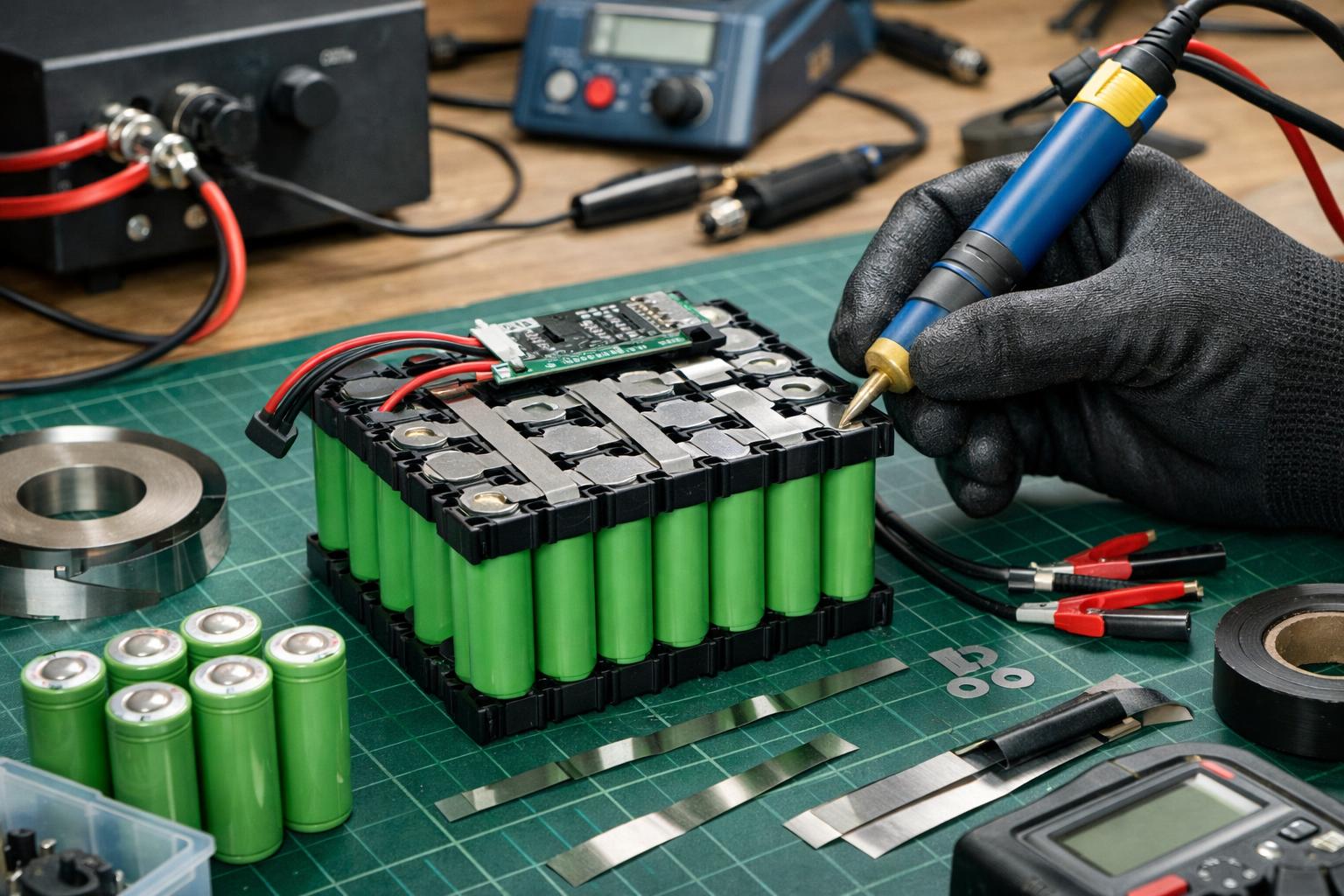 Сборка аккумулятора 12 В из 18650 под ключ онлайн быстро Сборка аккумулятора 12 В из 18650 под ключ онлайн быстро