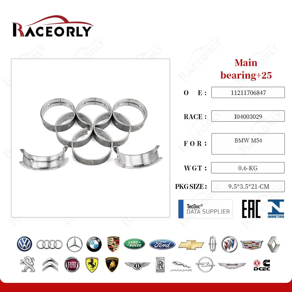 Автомобильная запчасть Коренной подшипник +0,25