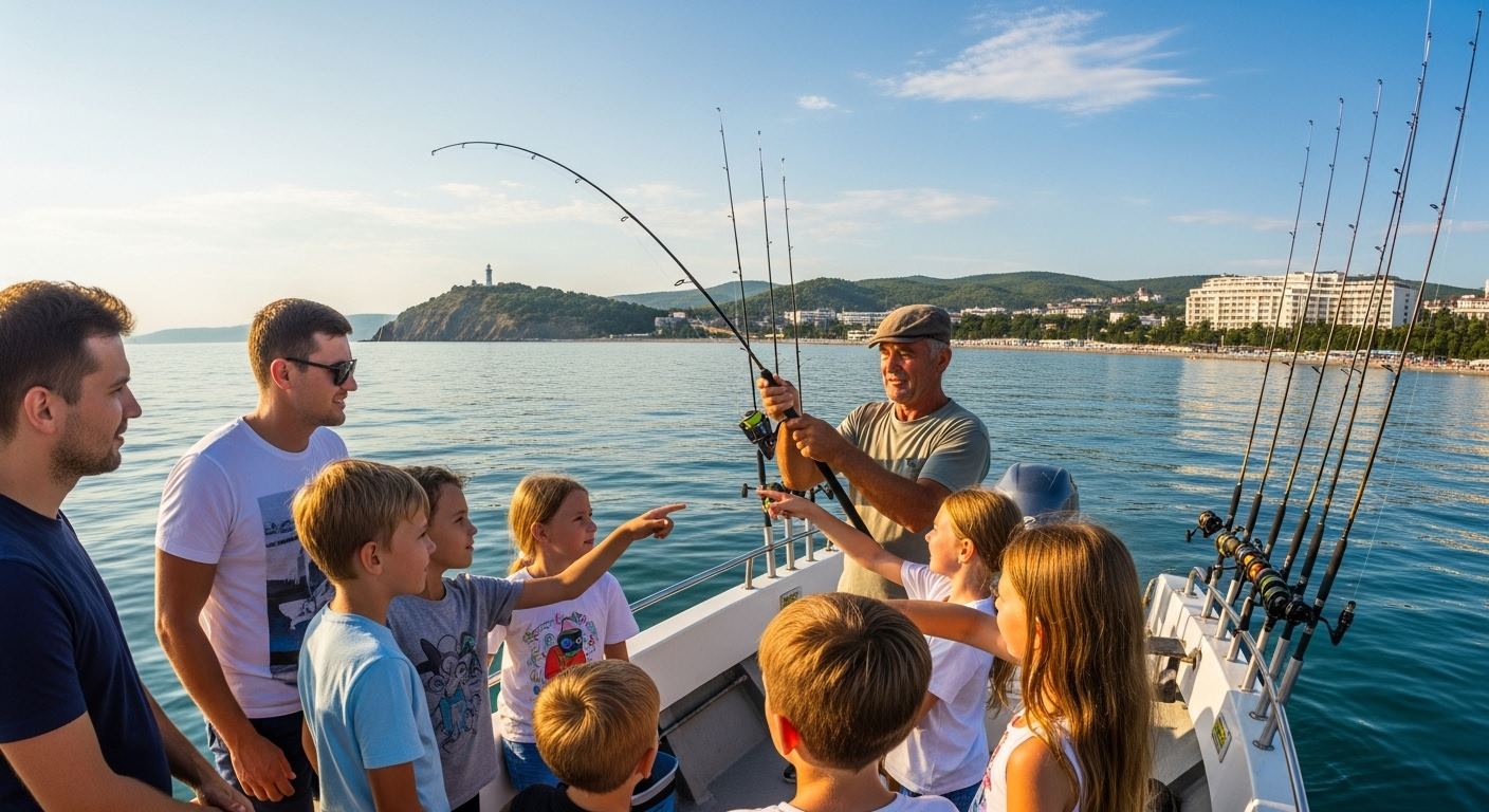 Рыбалка в бухте Геленджика