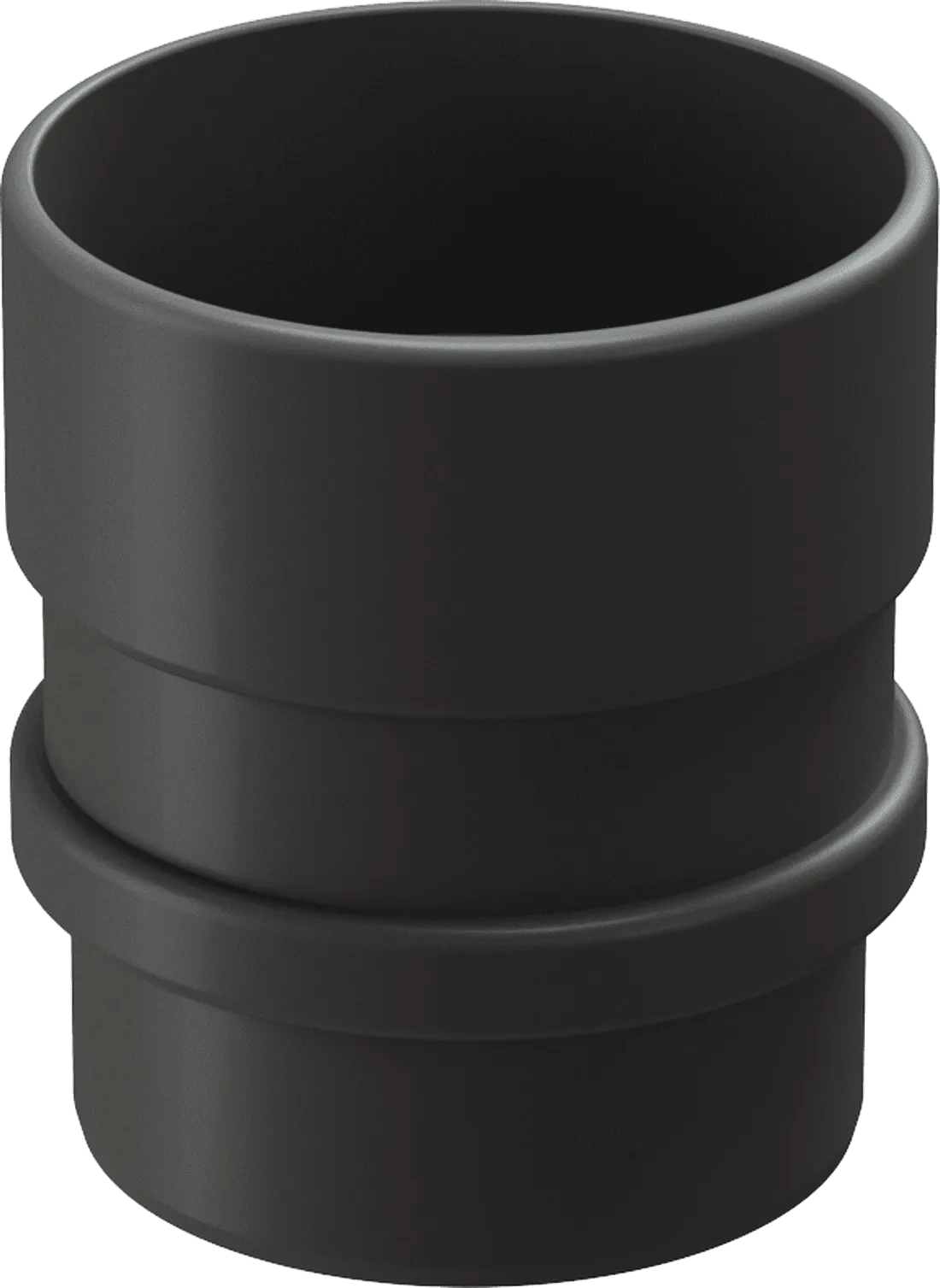Муфта трубы d100 мм Docke Lux, Графит (RAL7024)