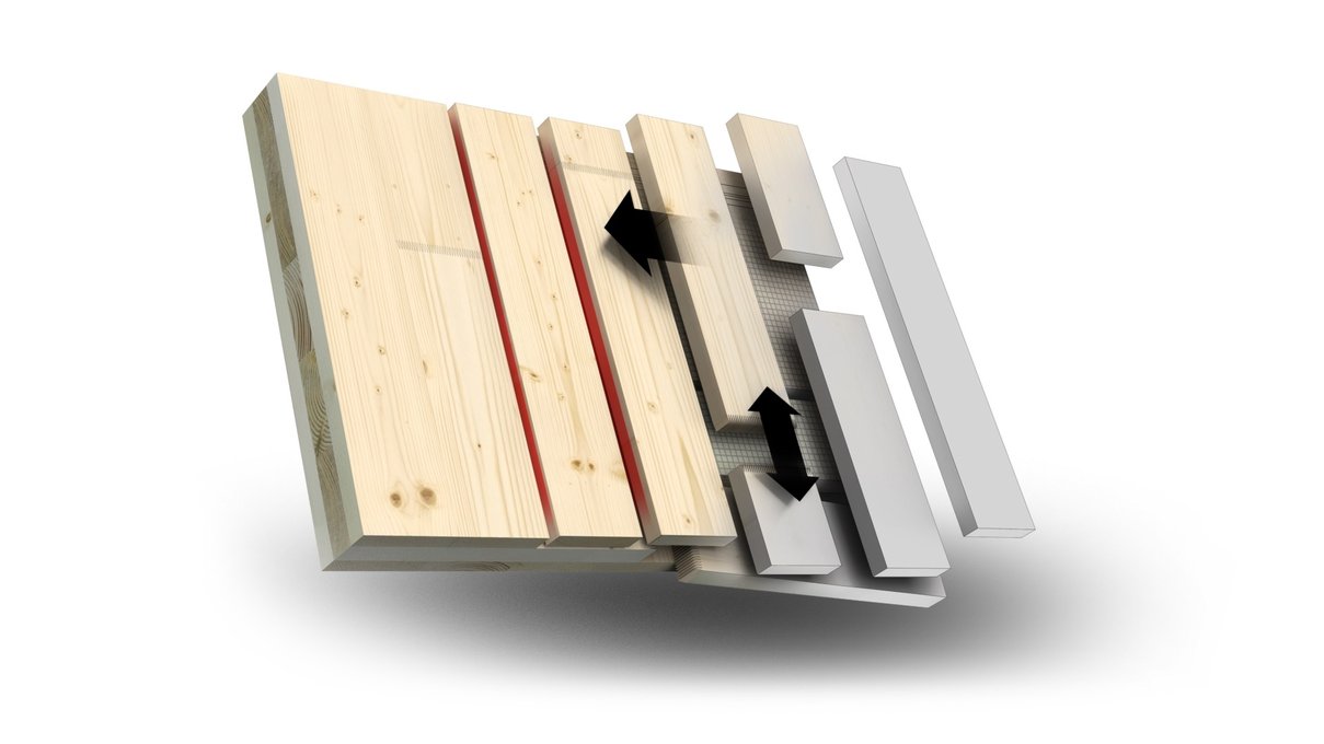 Использование CLT панелей