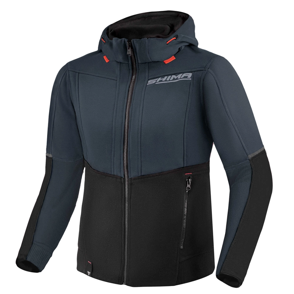 Мототолстовка SHIMA DAYBREAKER Lady Grey/black — можно померить с защитой