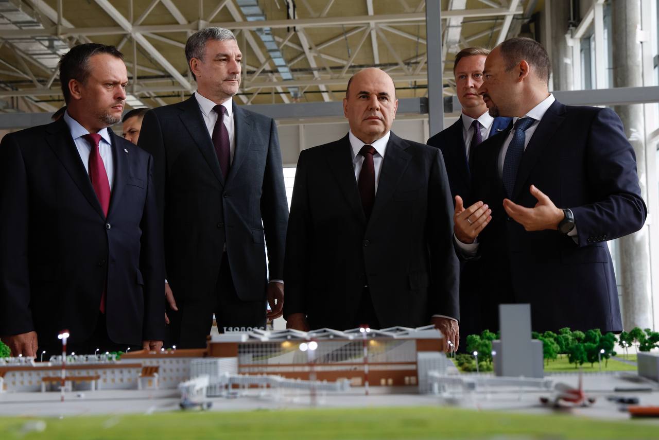 Михаил Мишустин осмотрел новый аэровокзальный комплекс международного аэропорта Благовещенск (Игнатьево) им. Н.Н.Муравьева-Амурского