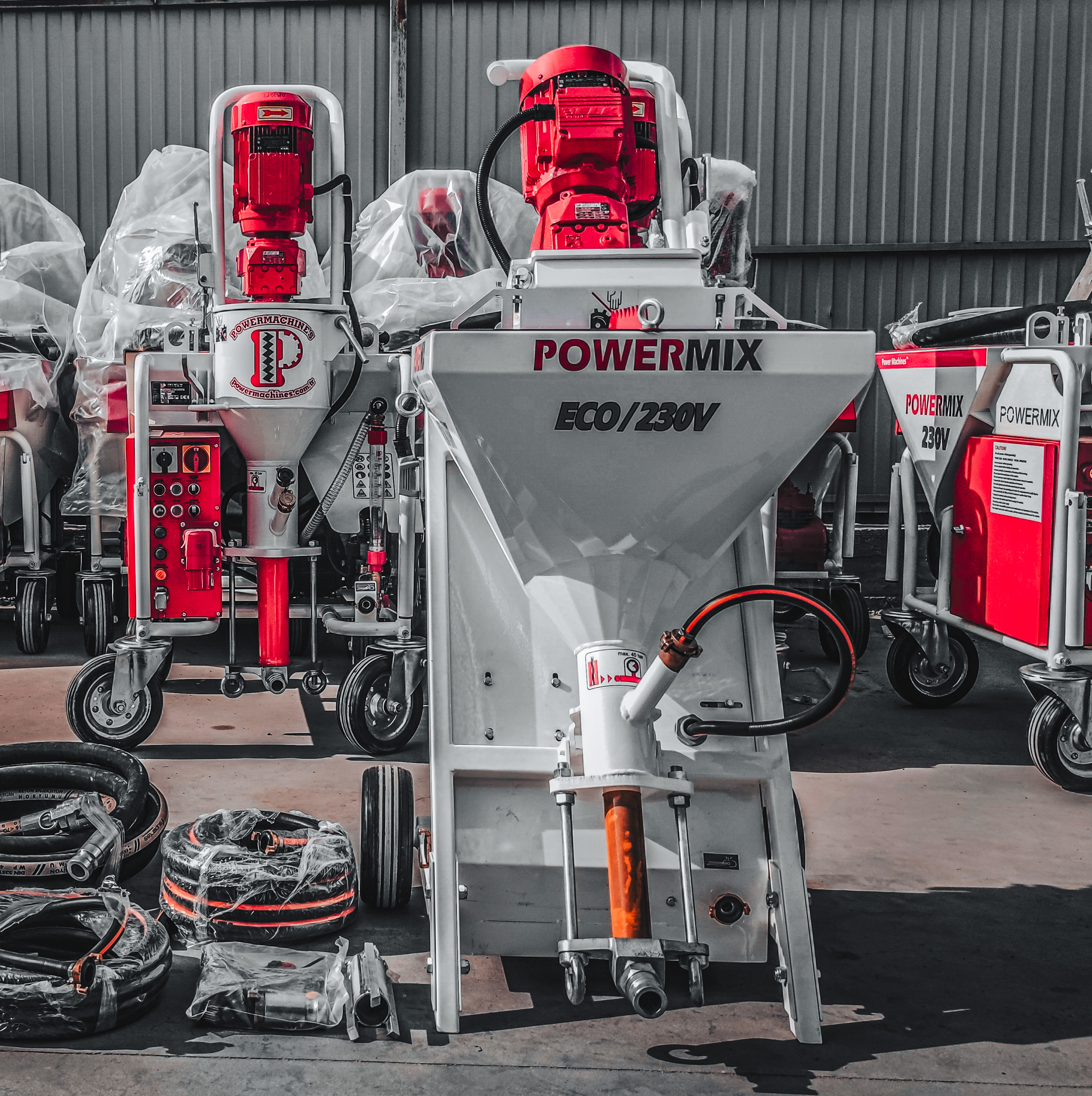 Габариты и мобильность агрегата PowerMix