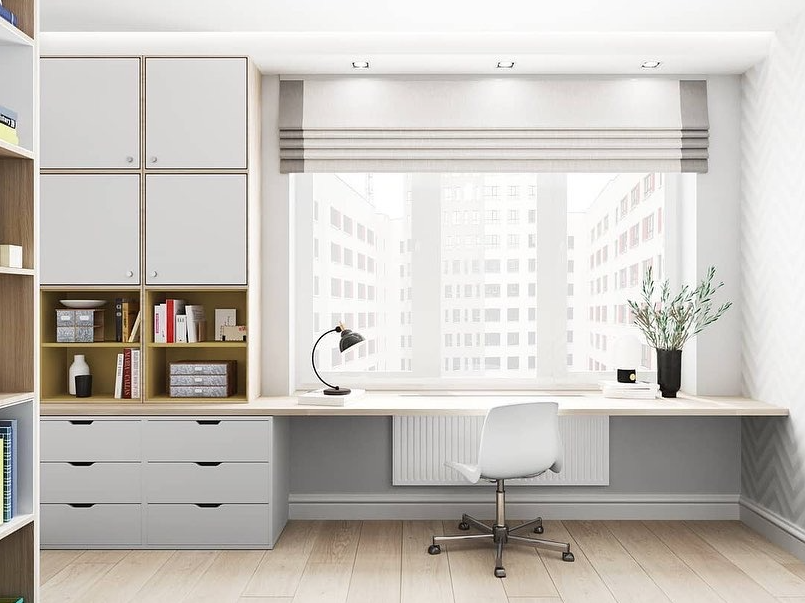 детская рабочая зона в комнате для мальчика на заказ