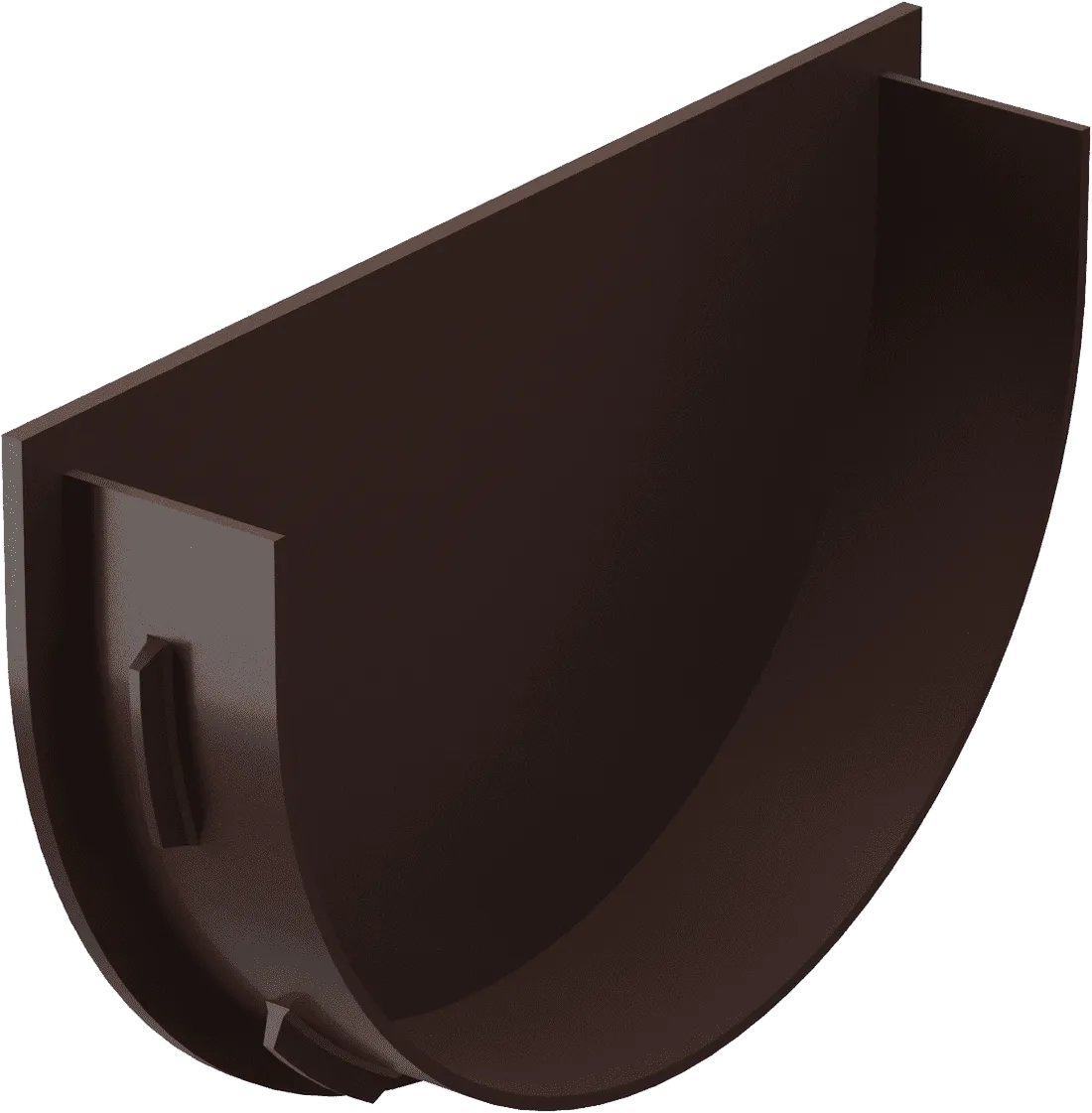 Заглушка воронки d120 мм Docke Premium, Шоколад (RAL8019)