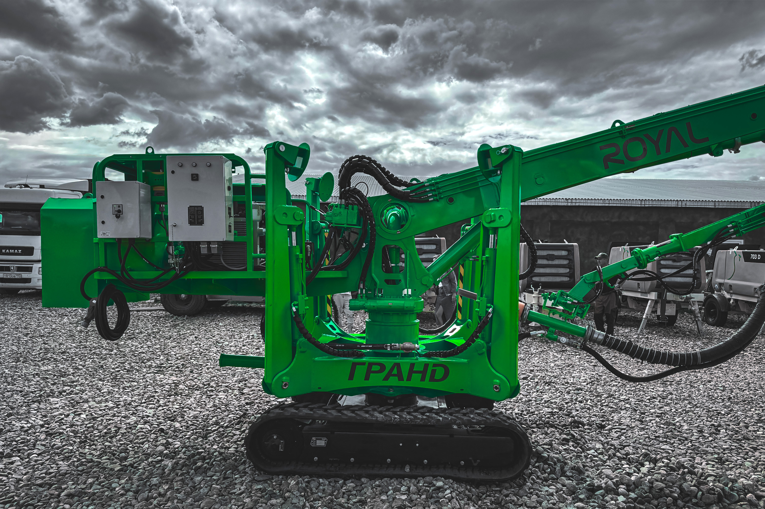 Габариты и мобильность агрегата PowerMix