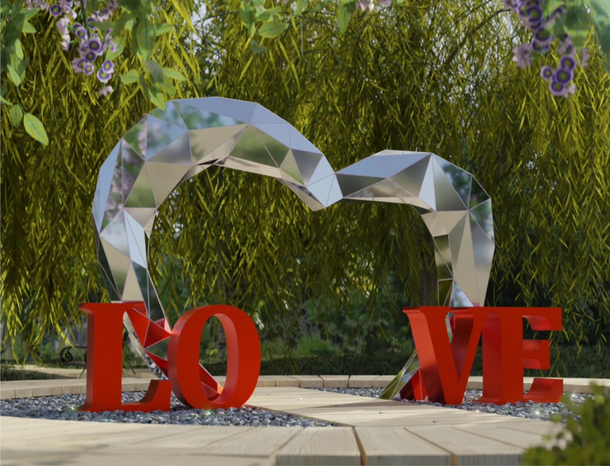 Фотозоны, шрифтовые арт-объекты