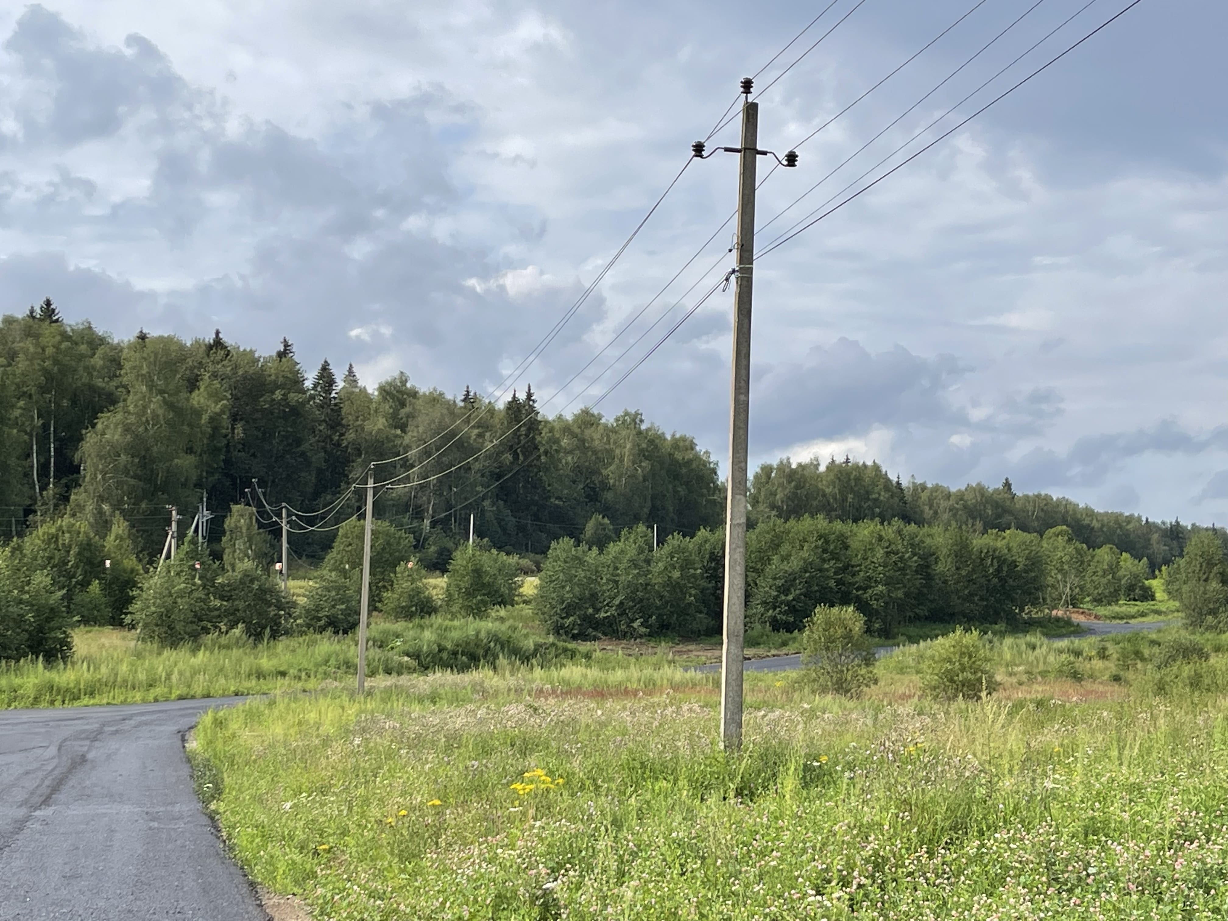 вид на участок 350 в Ассаурово
