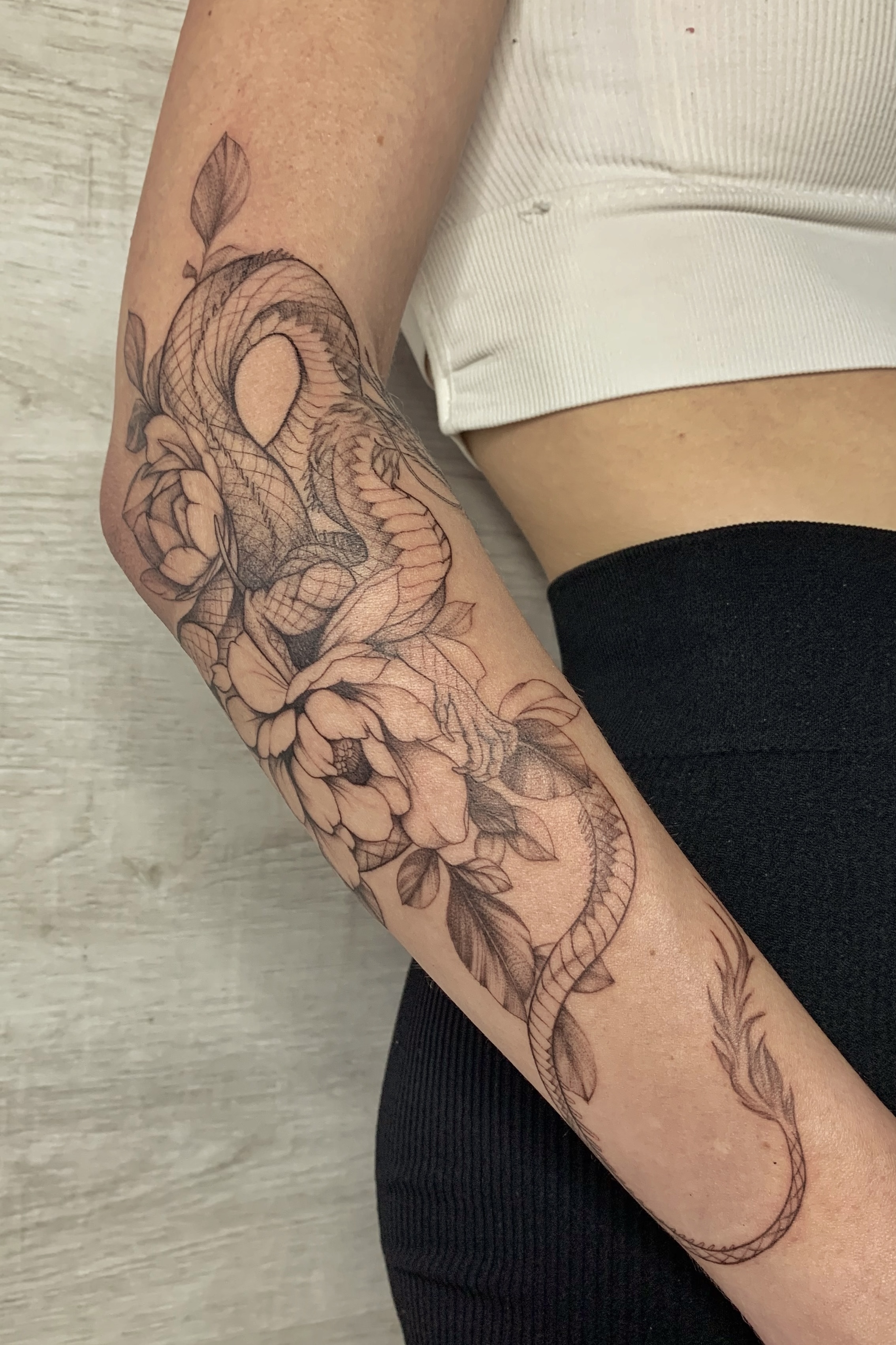 татуировка полинезия дракон Новосибирск