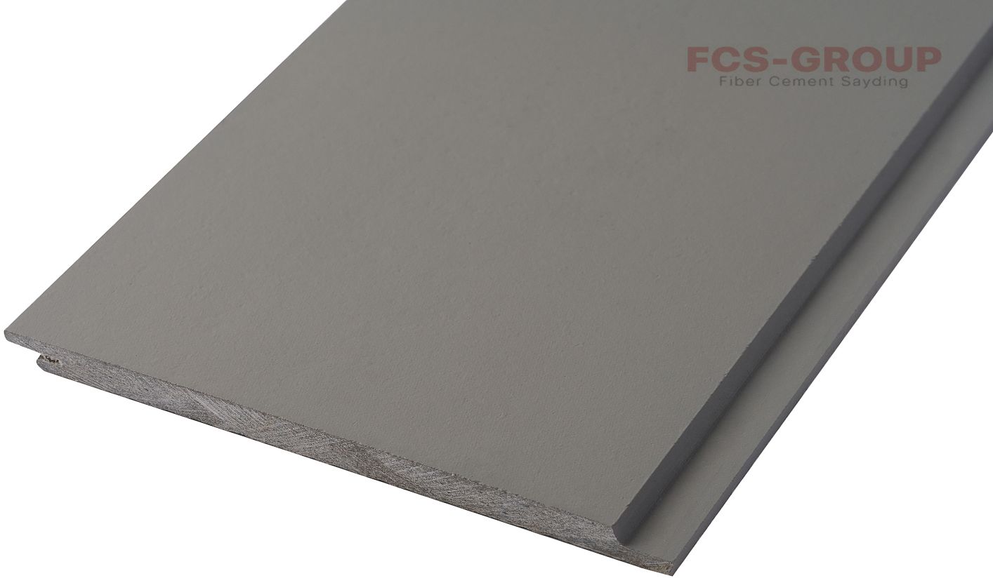 Фиброцементный сайдинг FCS Smooth Click, 3000х190х10 мм, F56 Прохладный минерал