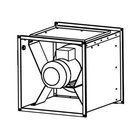 Квадратные канальные вентиляторы КУБИК