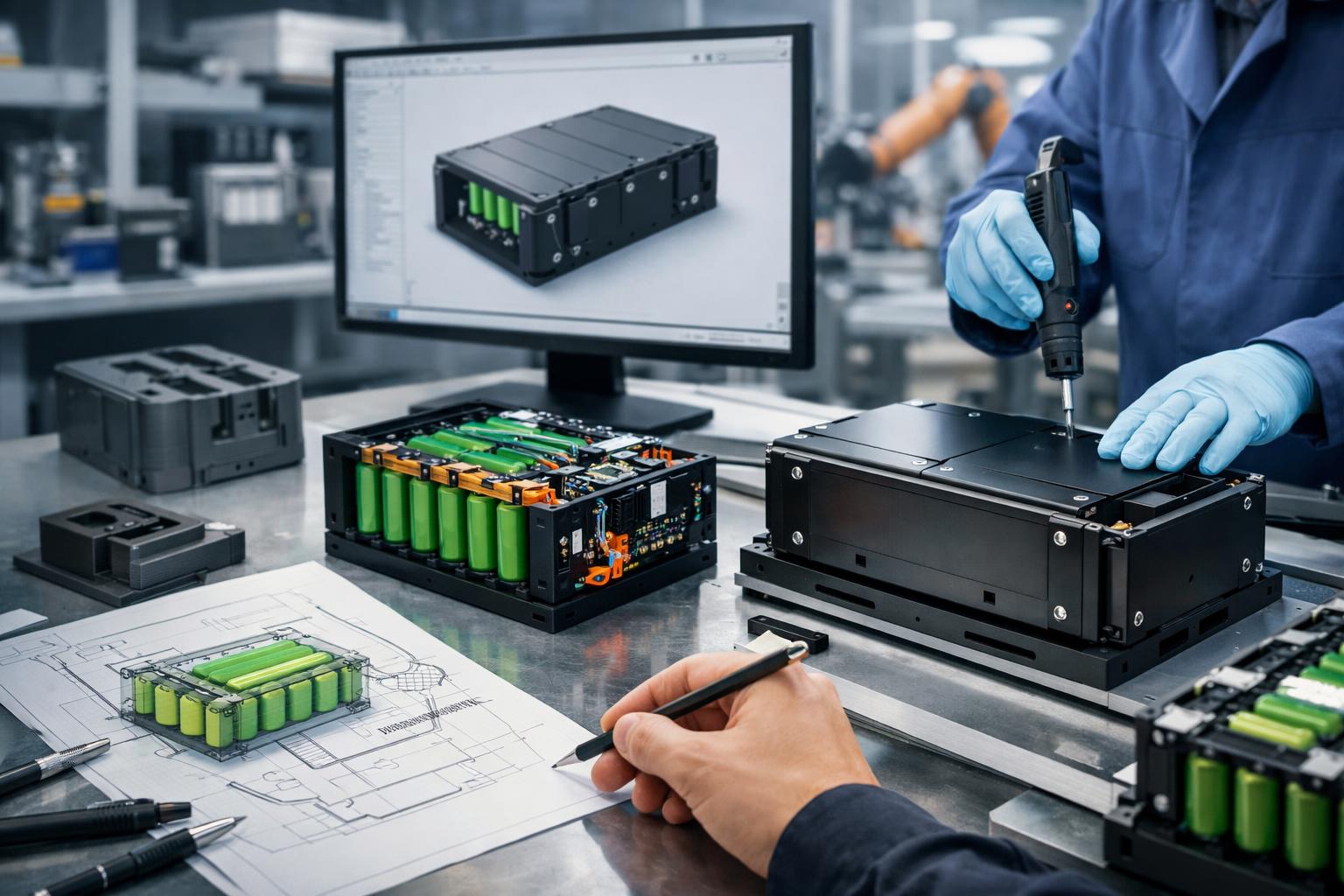 Батарейный блок по ТЗ - проектирование и производство Батарейный блок по ТЗ - проектирование и производство