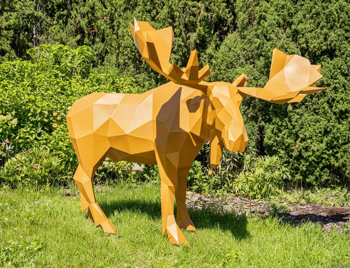 Полигональная фигура Лось