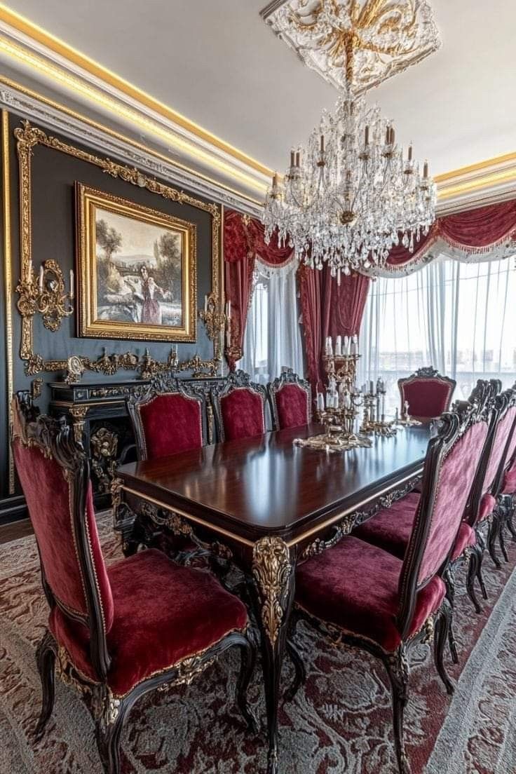 Гостиная в ампирном стиле - проек от дизайнера Москва с хрустальный люстрой и классической мебелью 