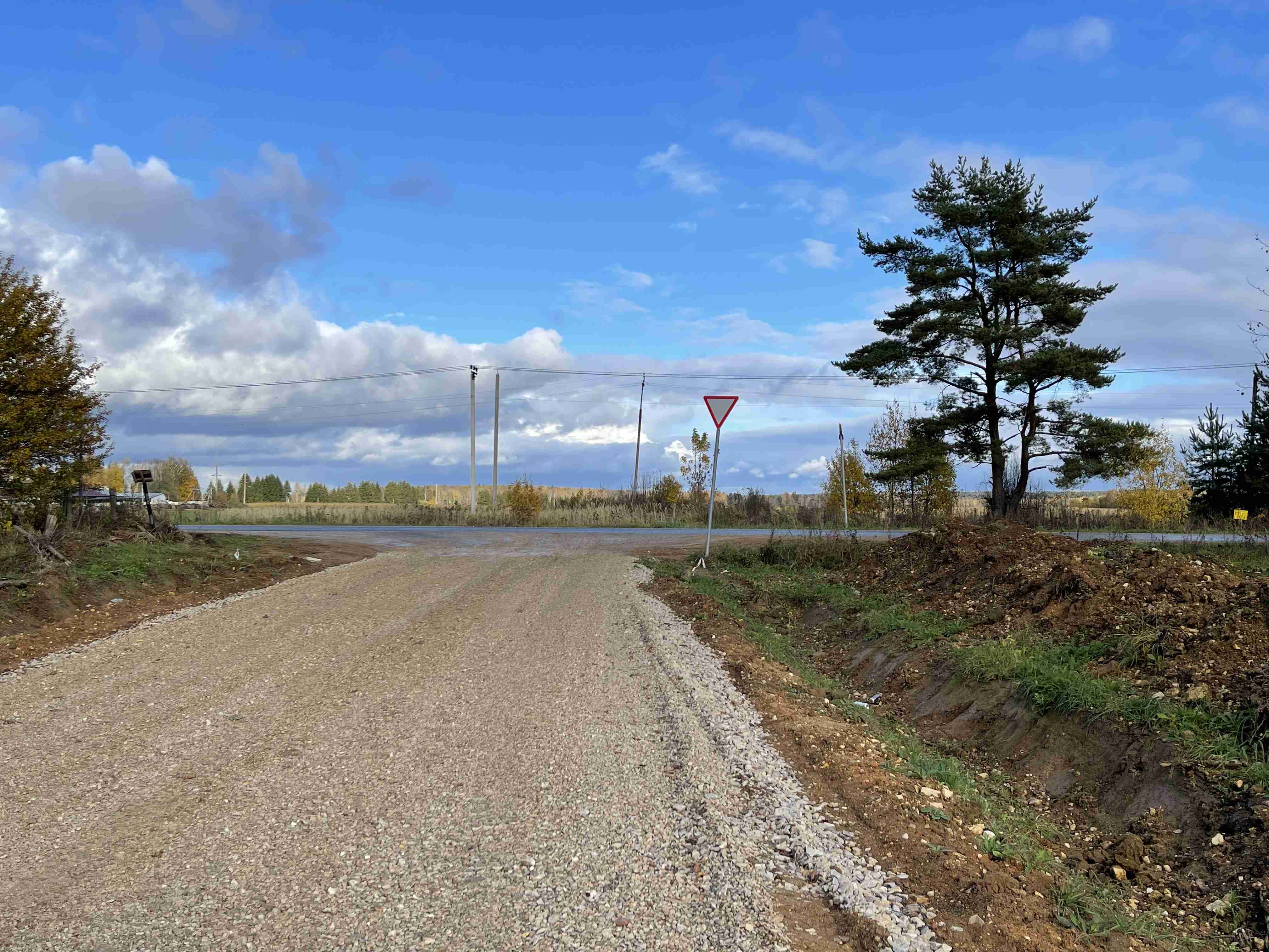 въезд на участки Фита парк