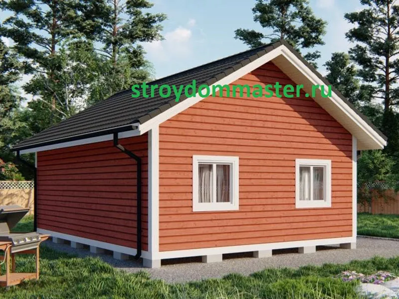 ГОСТЕВОЙ ДОМ 6Х8М. №1