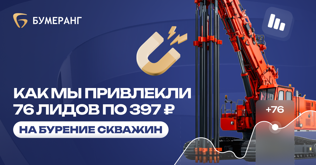Как мы выстроили эффективную рекламную кампанию для 'Гидробур Воронеж' и привлекли 76 заявок Как мы выстроили эффективную рекламную кампанию для 'Гидробур Воронеж' и привлекли 76 заявок