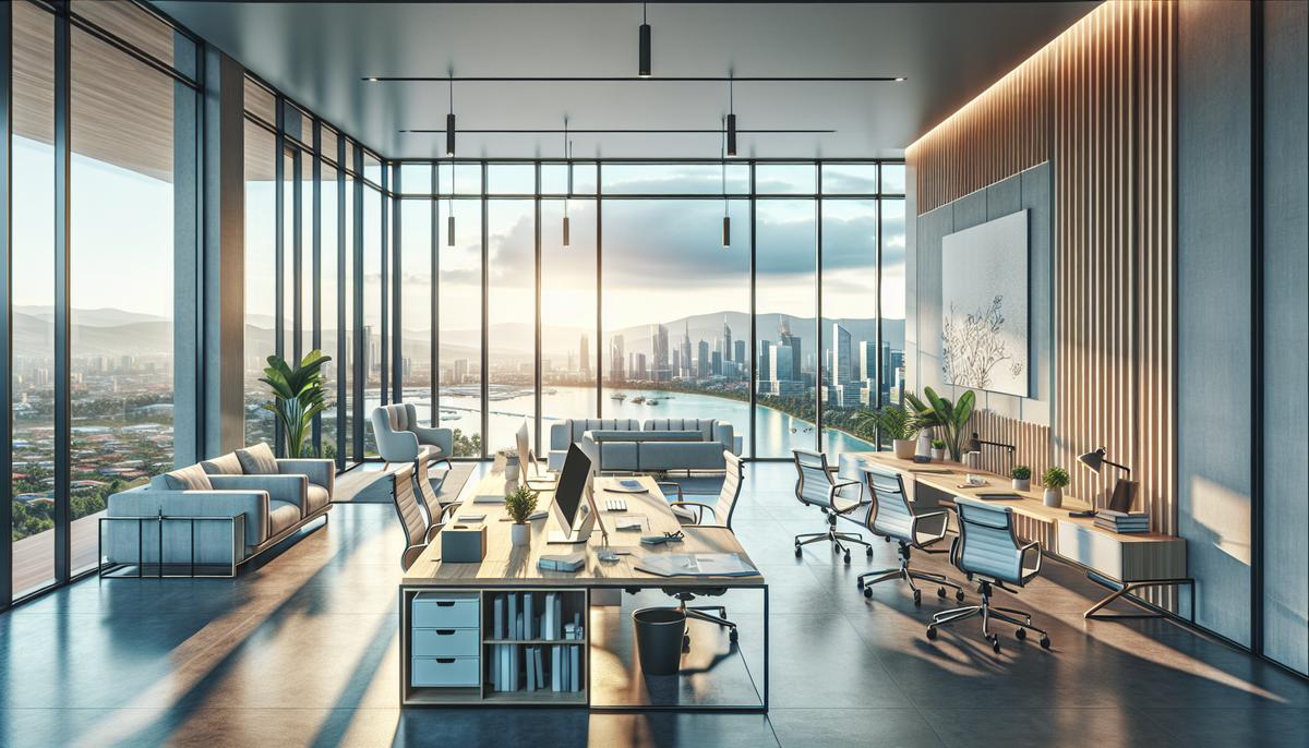 Современный офис в Батуми с видом на город