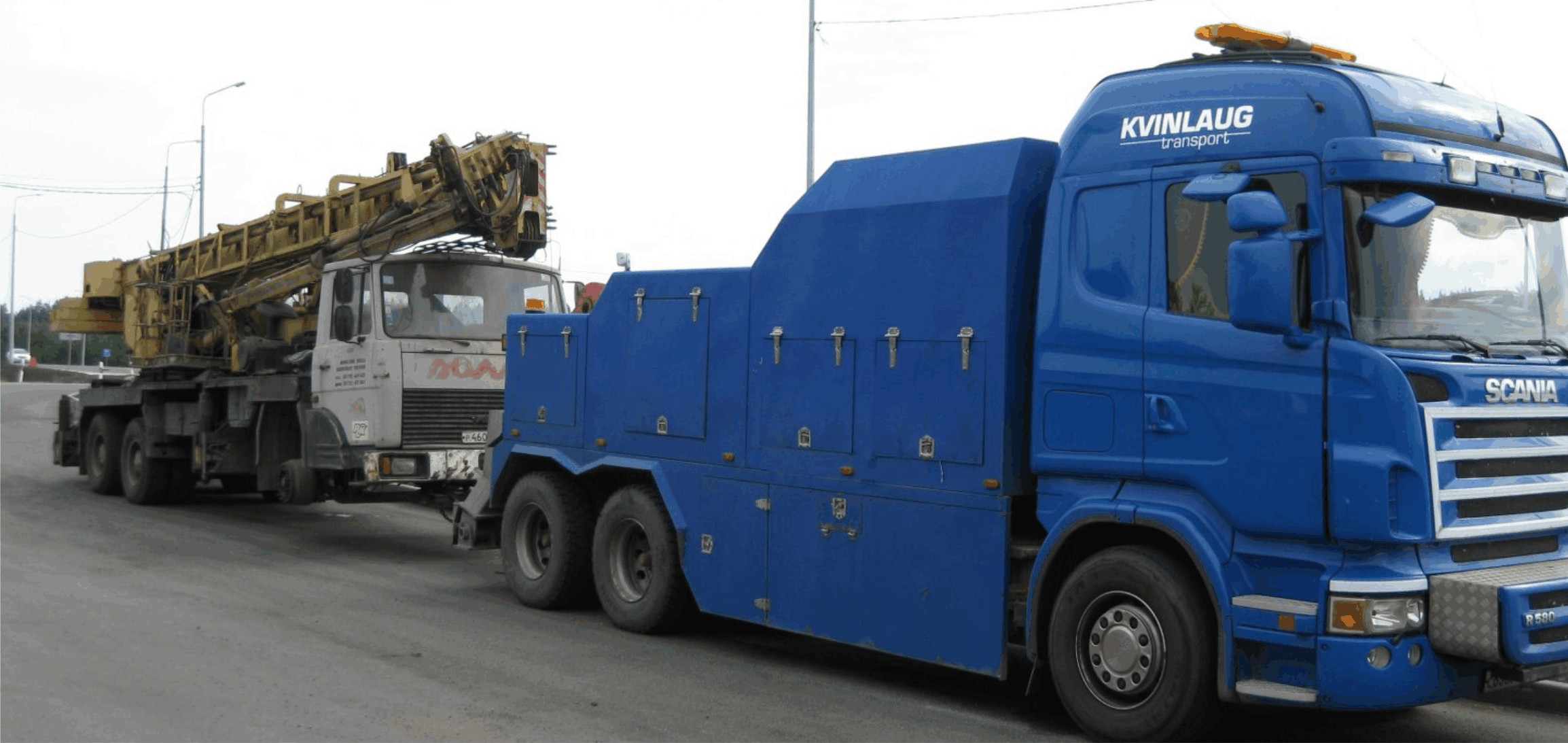 Эвакуация грузовых автомобилей