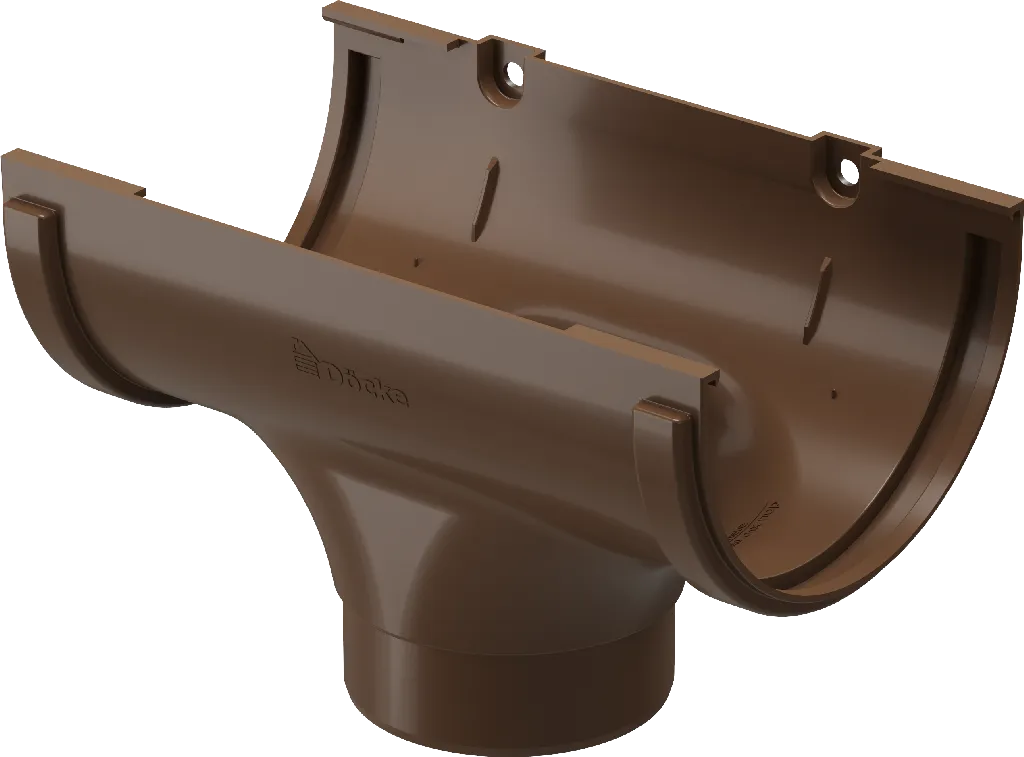 Воронка d120 мм Docke Standard, Светло-коричневый (RAL8017)