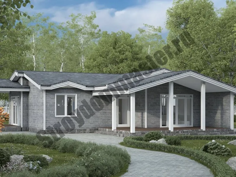 Каркасный дом БЕРГЕН 13Х15