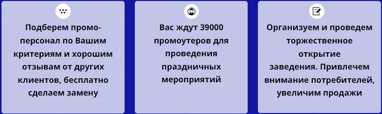 Описание организации торжественного открытия